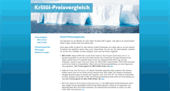Desktop Screenshot of krilloel-preisvergleich.com
